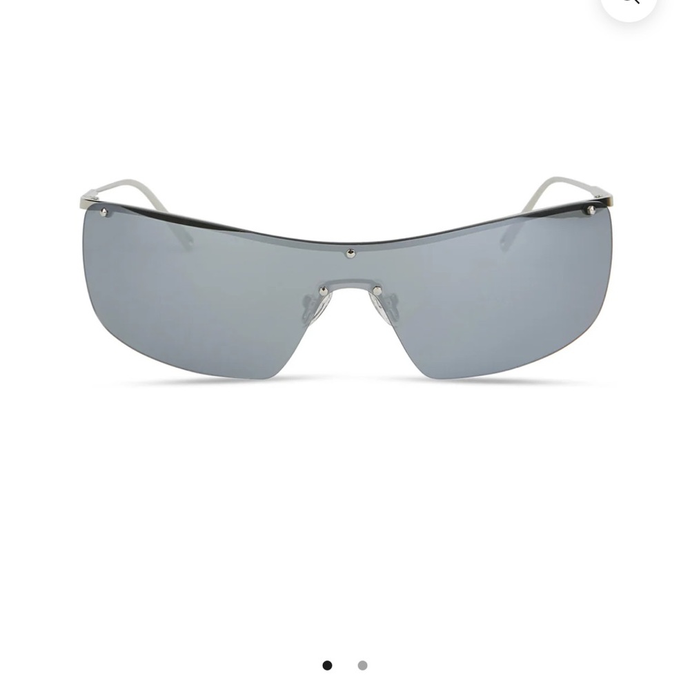 Elisa Johnson Silver Chrome Sunglasses